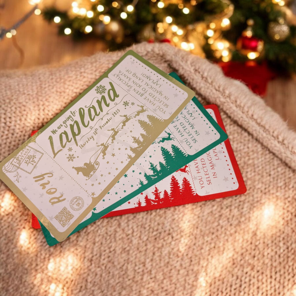 Golden Lapland Luxury Foil Ticket