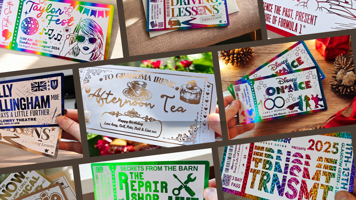 foiltickets.co.uk Luxury Foil Gift Tickets