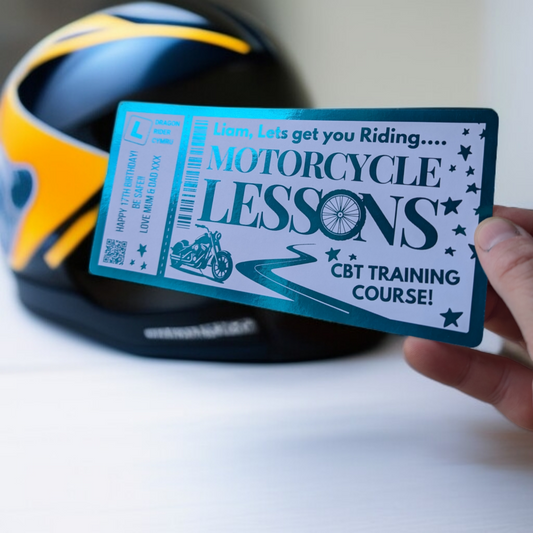 Foil Ticket Motor Bike Helmet