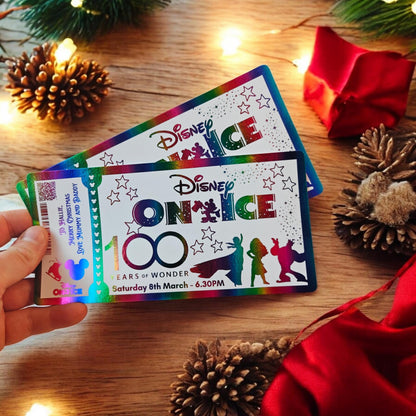 Disney on Ice Foil Ticket Rainbow