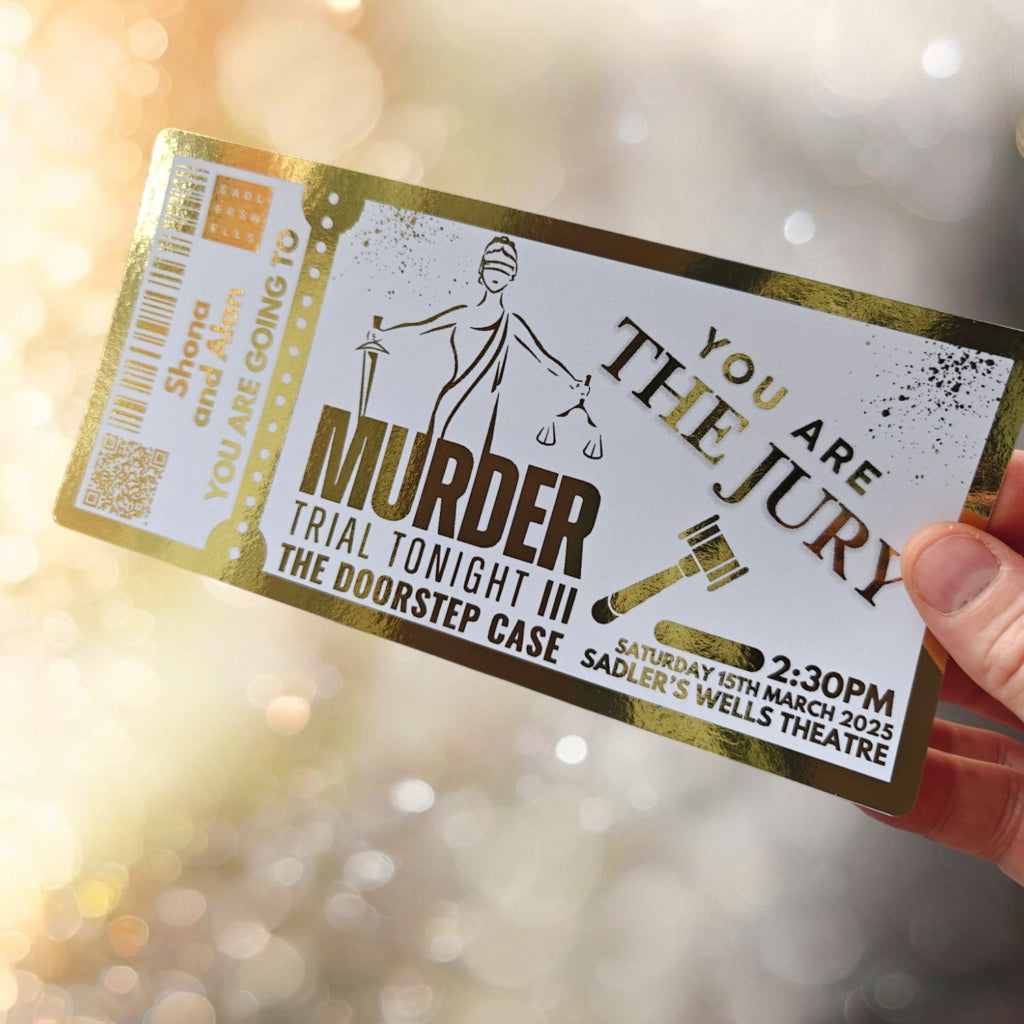 Gold Foil Murder Trail Doorstep Case