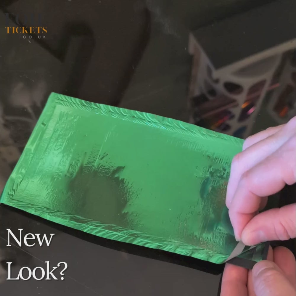 Foiltickets Ticket Reveal Black and Green