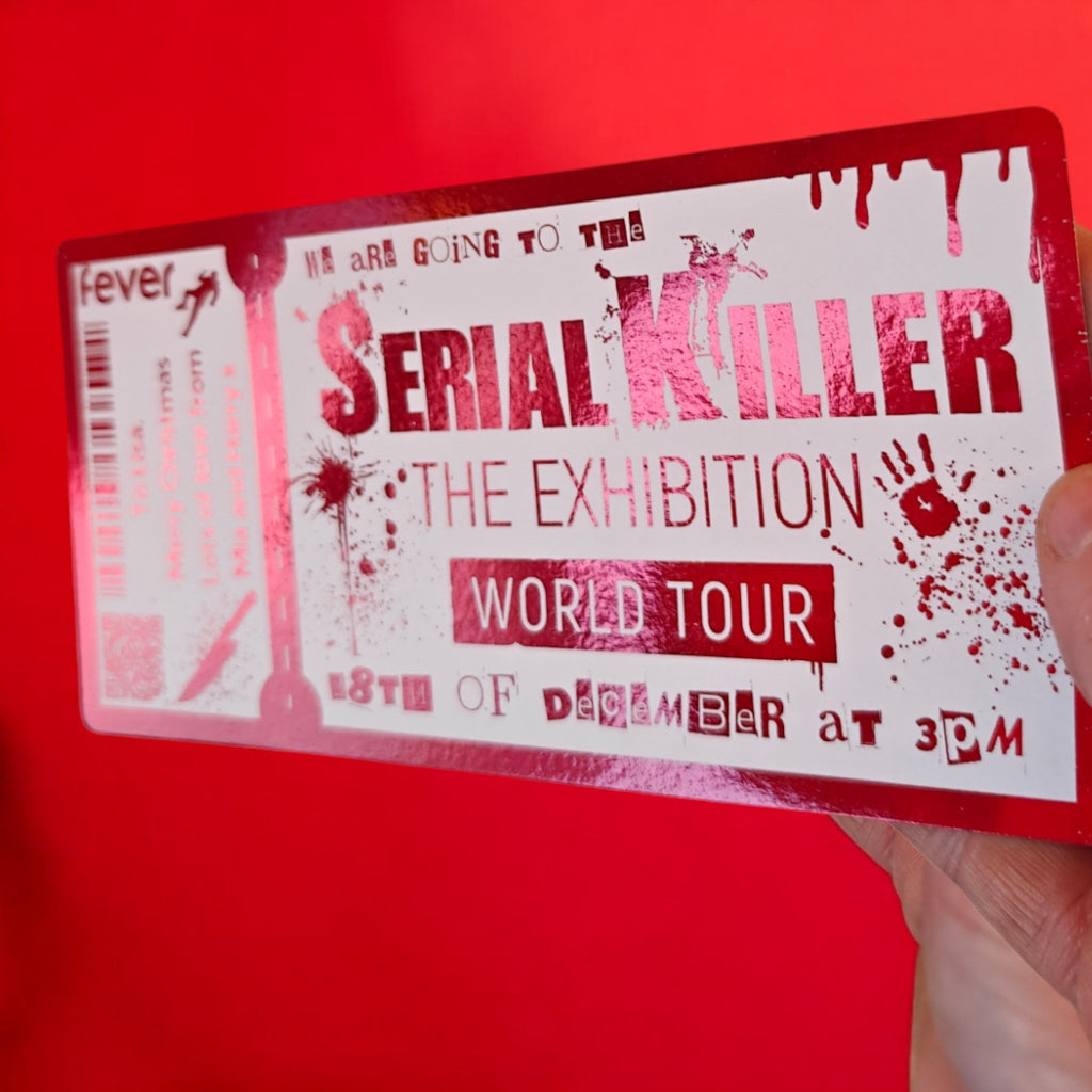 Serial Killer Foil Ticket Red