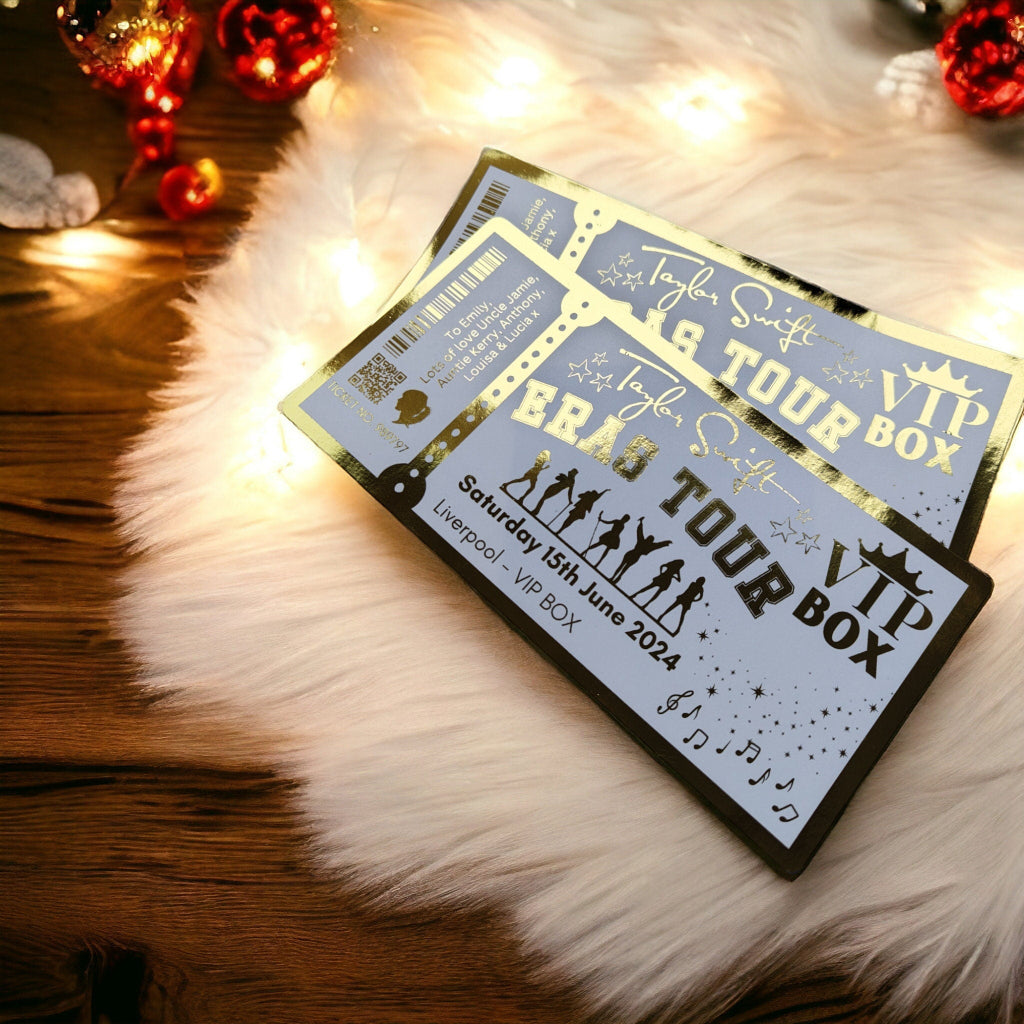 Taylor Swift Eras Tour Gold Foil Ticket